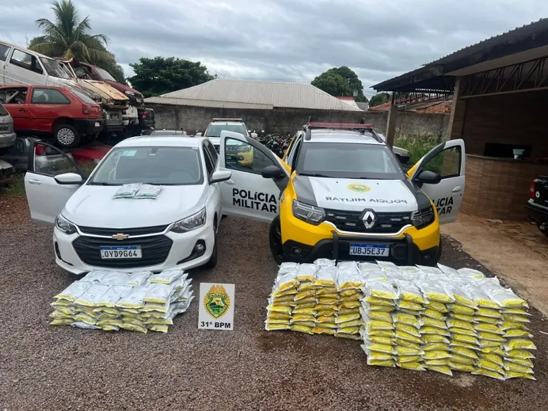 Terra Roxa – Polícia apreende 302 kg de agrotóxicos e recupera veículo furtado