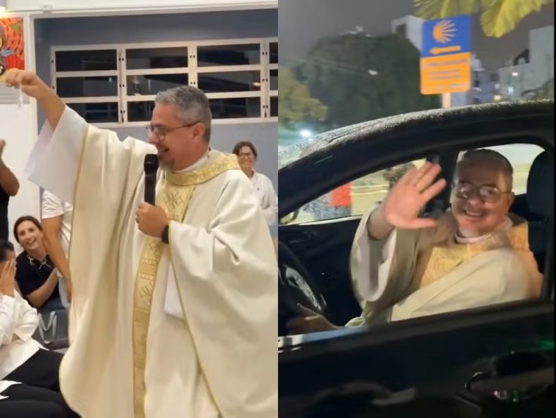 SC – ‘Não ficaria para mim’, diz padre que ganhou carro em rifa que organizou e foi alvo de críticas na web