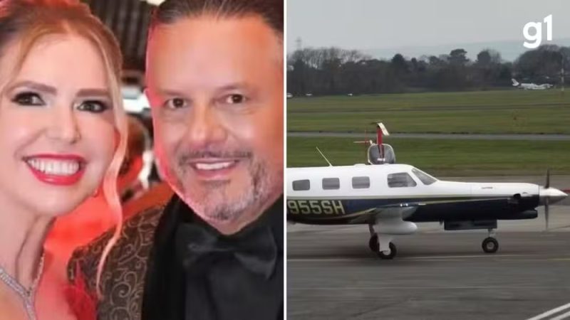 RS – Casal de empresários que morreu em queda de avião iria comprar a aeronave, diz dono
