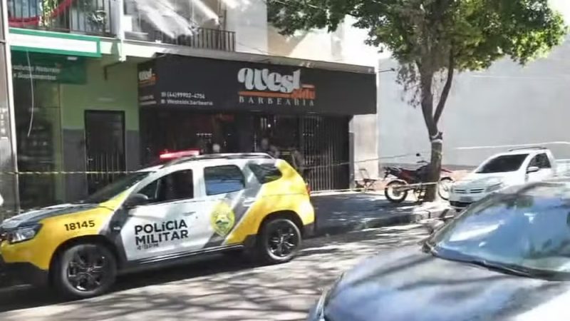 Paraná – Cliente que cortava o cabelo é morto por engano em ataque a barbearia; barbeiro também morreu