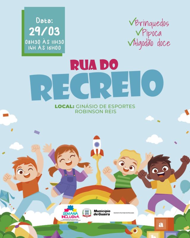Guaíra – Rua do Recreio celebra a inclusão e encerra Semana Inclusiva 2026