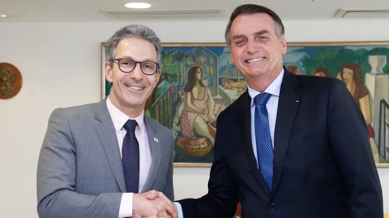 Eleições – Bolsonaro quer conversar com Zema sobre disputa presidencial