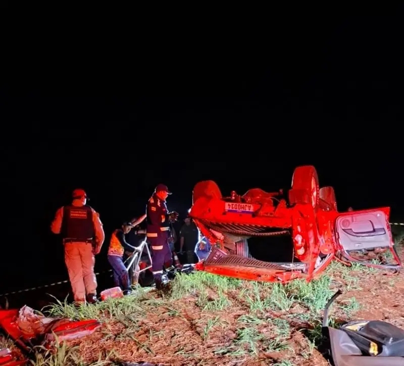 Trânsito – Duas pessoas morrem em acidente na PR-471 em Três Barras do Paraná