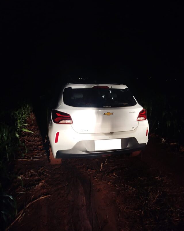 Segurança – Guarda Municipal recupera veículo roubado após família ser rendida por criminosos em Guaíra