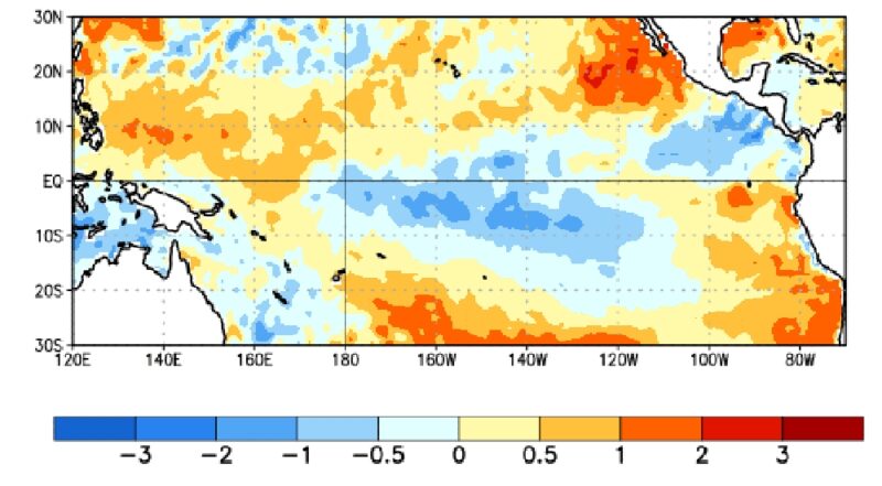Clima – Chance de El Niño entre junho e agosto de 2026 chega a 62%, diz agência climática dos EUA