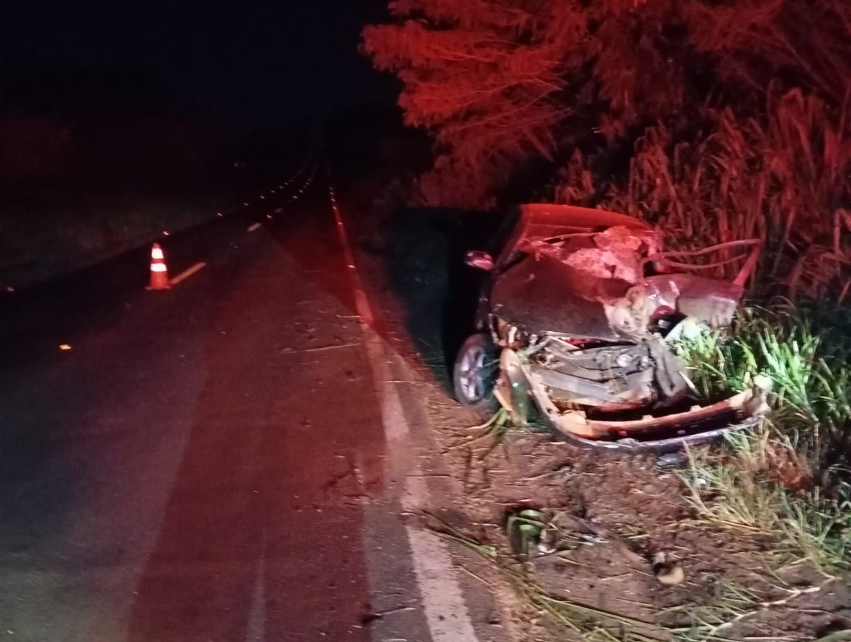 PR 496 – Grave acidente é registrado em Terra Roxa, na madrugada de domingo