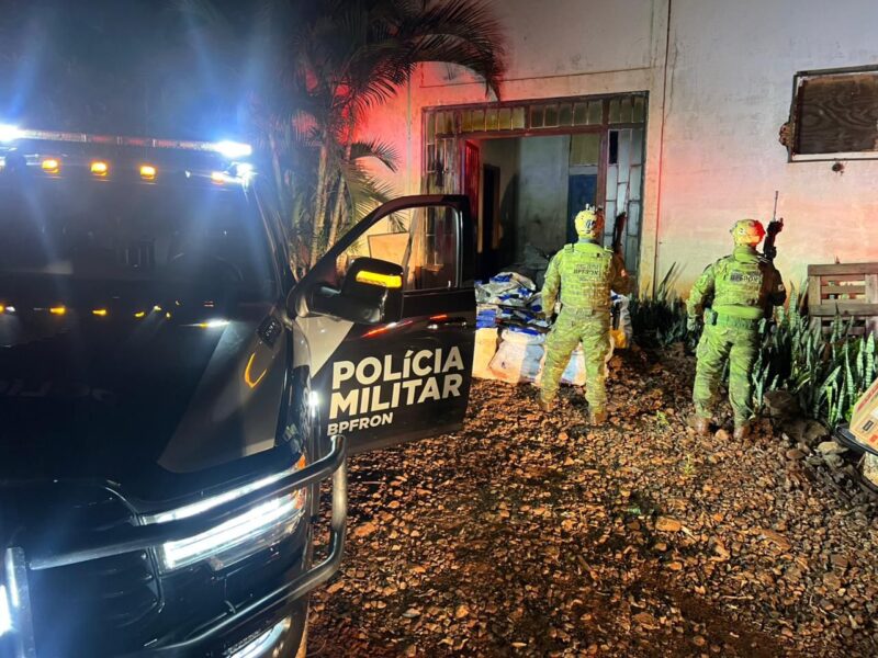 Região – Grande apreensão em Quatro Pontes causa prejuízo de R$ 1,8 milhão ao crime