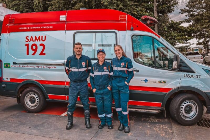 Palotina – Bebê “apressadinho” nasce dentro de ambulância do Samu durante transferência para Palotina