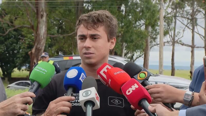 Polêmica – Após críticas, Nikolas nega amnésia e diz que Eduardo Bolsonaro não está bem