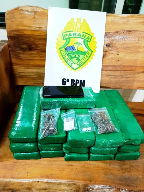 Matelândia – Homem é preso com drogas escondidas no estepe na BR 277