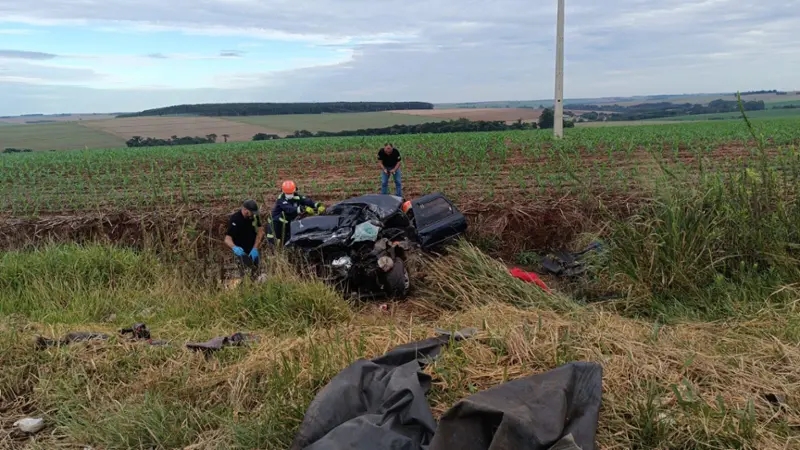 BR 369 – Homem morre em batida entre carro e caminhão entre Cascavel e Corbélia