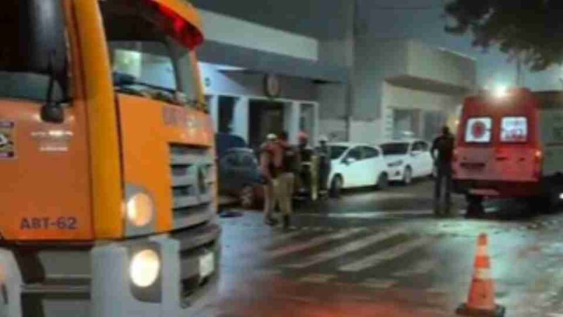 Trânsito – Motorista morre após grave acidente no centro de Nova Aurora