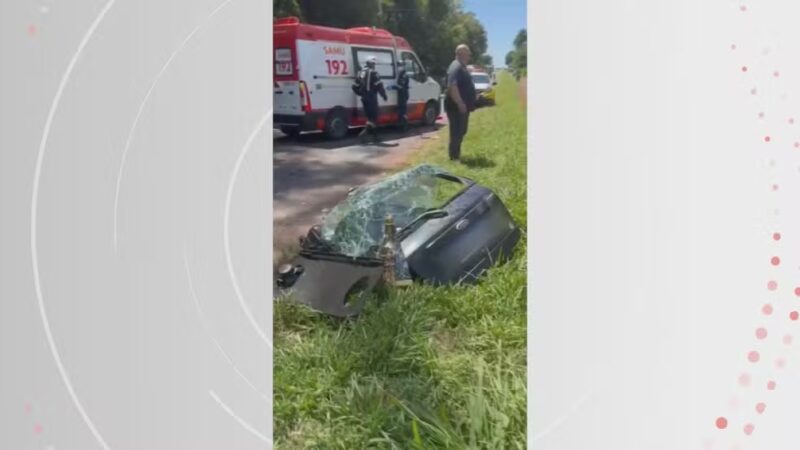 PR 239 – Noiva sofre acidente em rodovia do Paraná um dia antes do casamento enquanto buscava itens da decoração