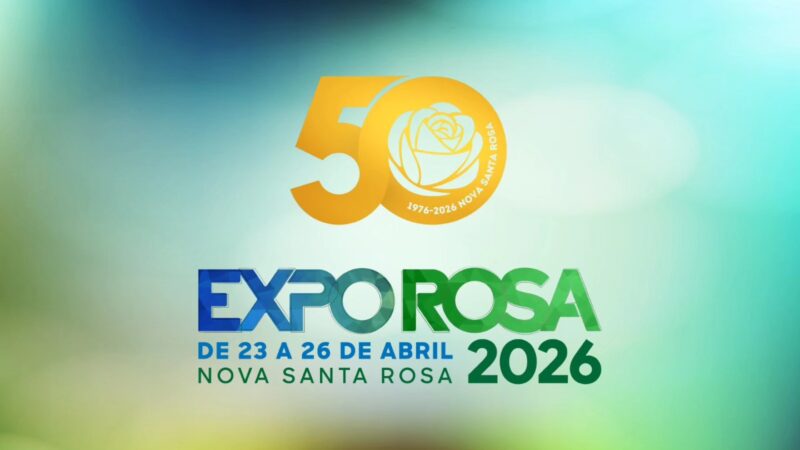 Abril – Expo Rosa 2026, que comemora os 50 anos de Nova Santa Rosa, contará com quatro dias de festa