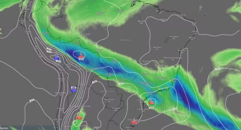Clima – Quarto ciclone do ano chega nesta semana com chuvas intensas, alerta Inmet