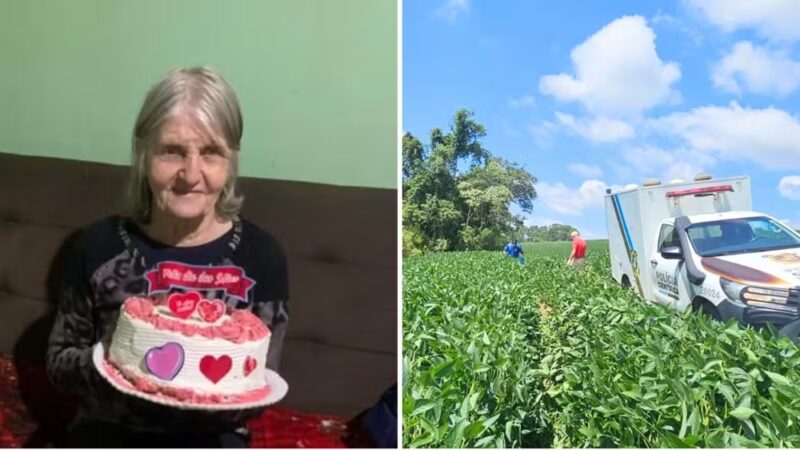 Paraná – Idosa é encontrada morta a 350 metros de casa após passar 13 dias desaparecida