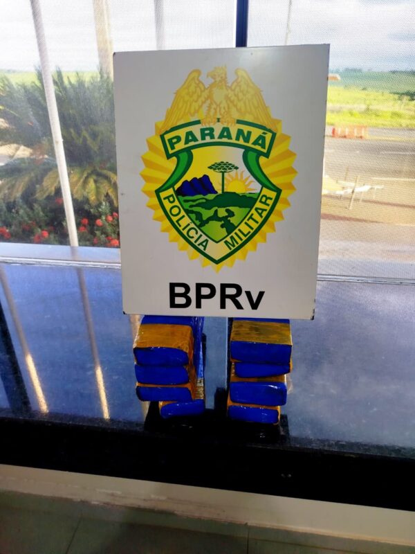 Segurança – Acidente na PR 182 resulta na apreensão de quase 5 quilos de maconha