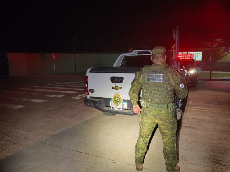 Guaíra – Veículo roubado no Rio Grande do Sul é recuperado em ação conjunta das forças de segurança