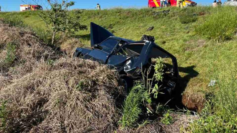 BR 163 – Passageira de carro morre após ser ejetada em Cascavel