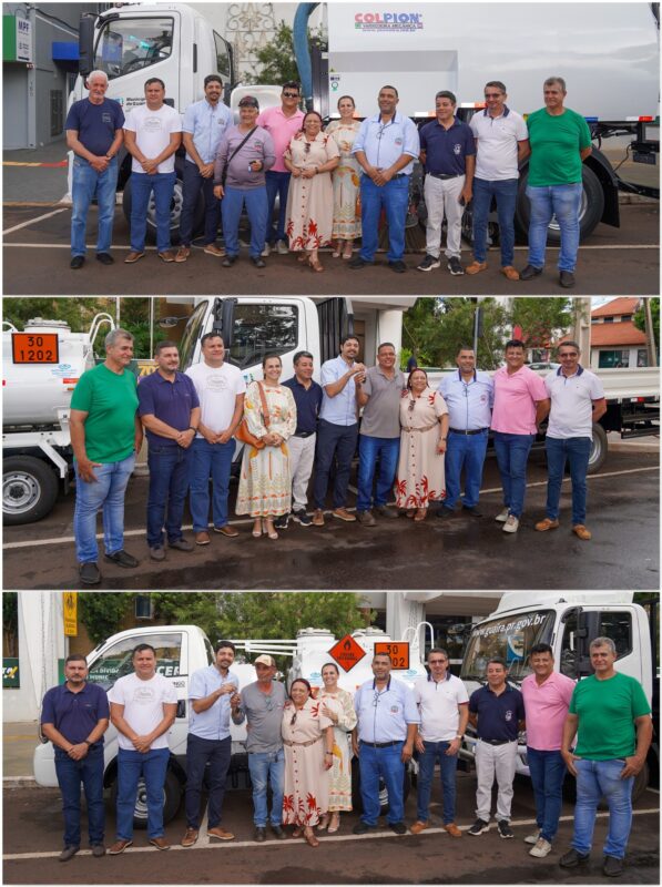 Guaíra – Município entrega novos veículos e fortalece a estrutura de limpeza urbana e infraestrutura