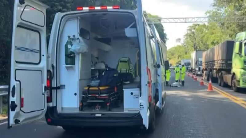 PR 182 – Trabalhador morre atropelado enquanto sinalizava obras no Paraná