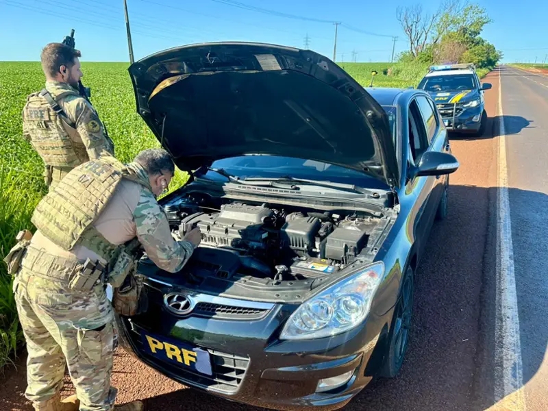 Região – PRF recupera em Ubiratã veículo roubado em Campinas
