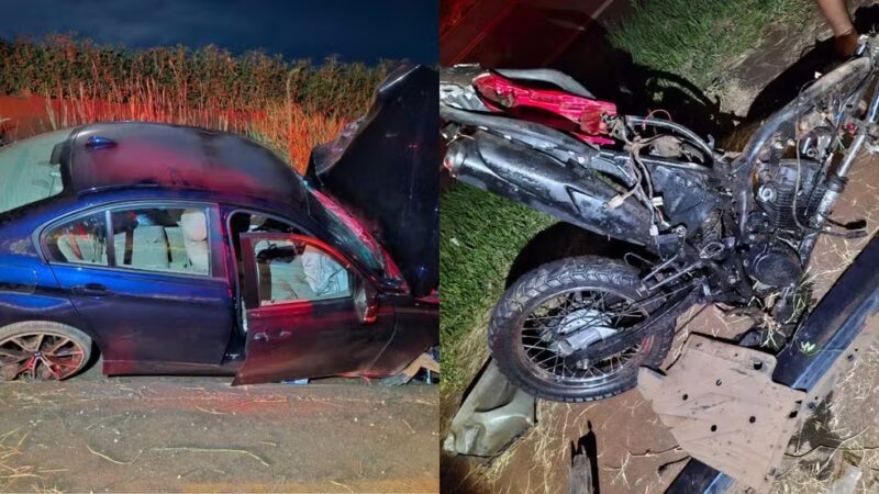 Trânsito – Motociclista morre em acidente de trânsito na PR 874, no Paraná