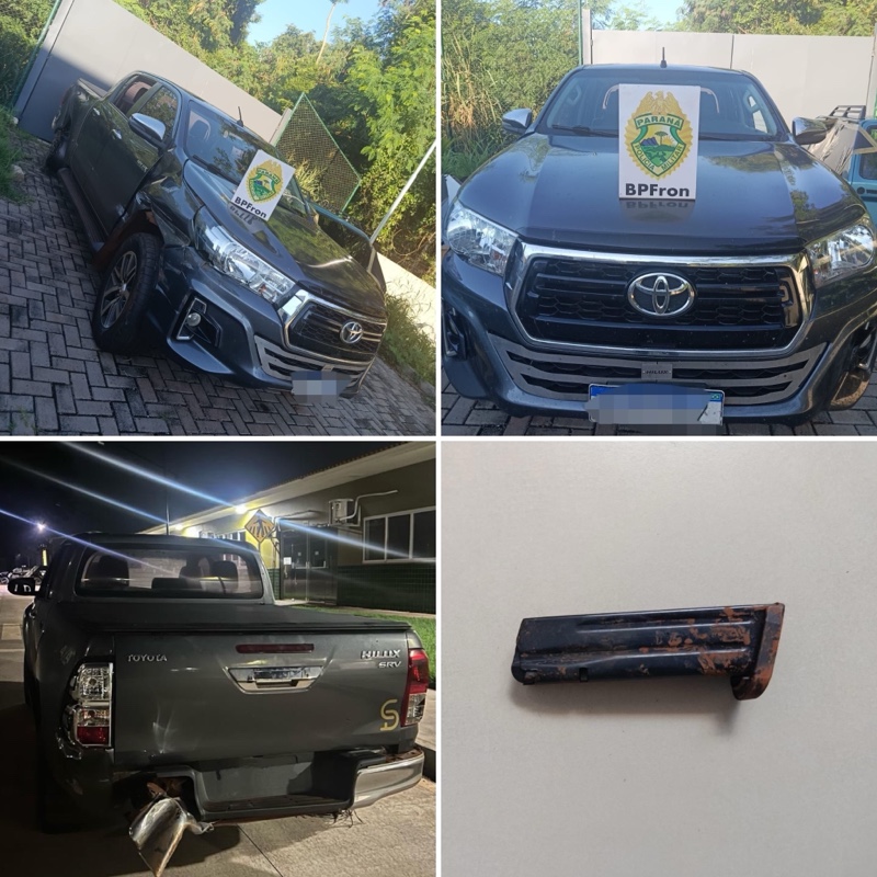 Guaíra – BPFron e 19º BPM prendem ladrão de caminhonete após acompanhamento tático de aproximadamente 80 km