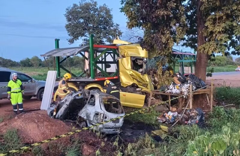 MG – Quatro pessoas da mesma família morrem em mais um grave acidente na BR 040