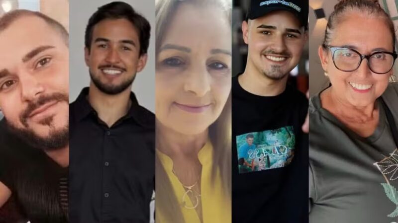 Cinco mortes no PR: vítimas de grave acidente estavam a caminho de Natal com família