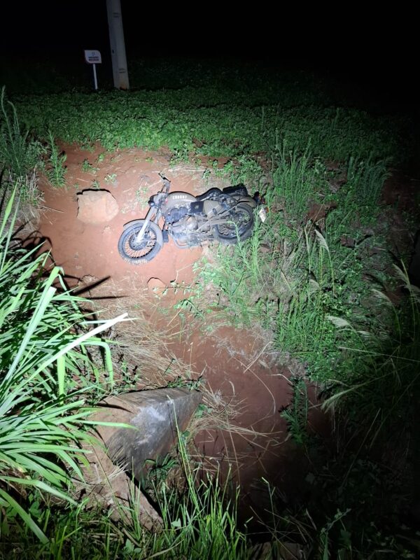 Trânsito – Motociclista morre após sinistro na PR 488, em Diamante do Oeste