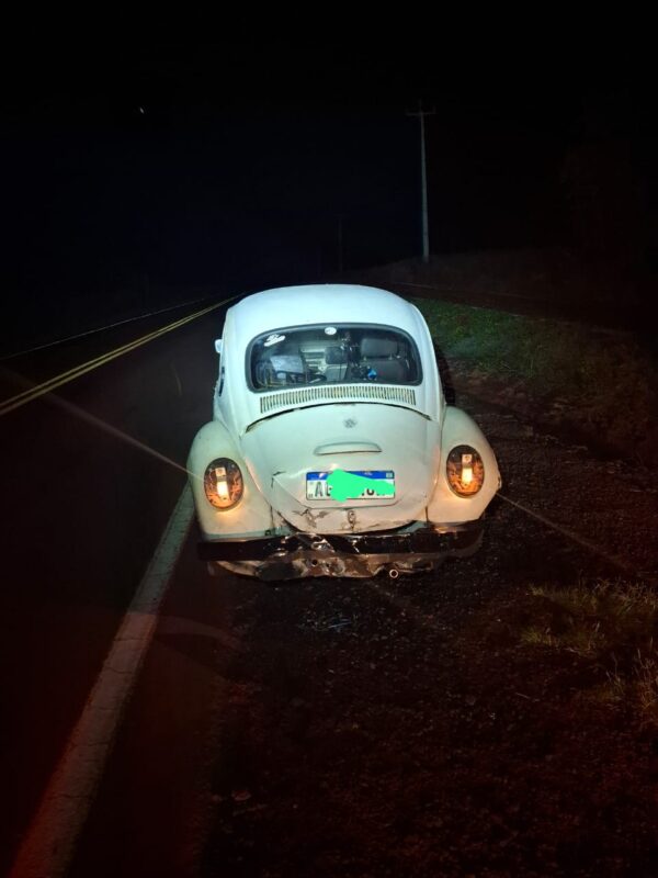 PR 317 – Colisão traseira deixa uma pessoa ferida em Santa Helena