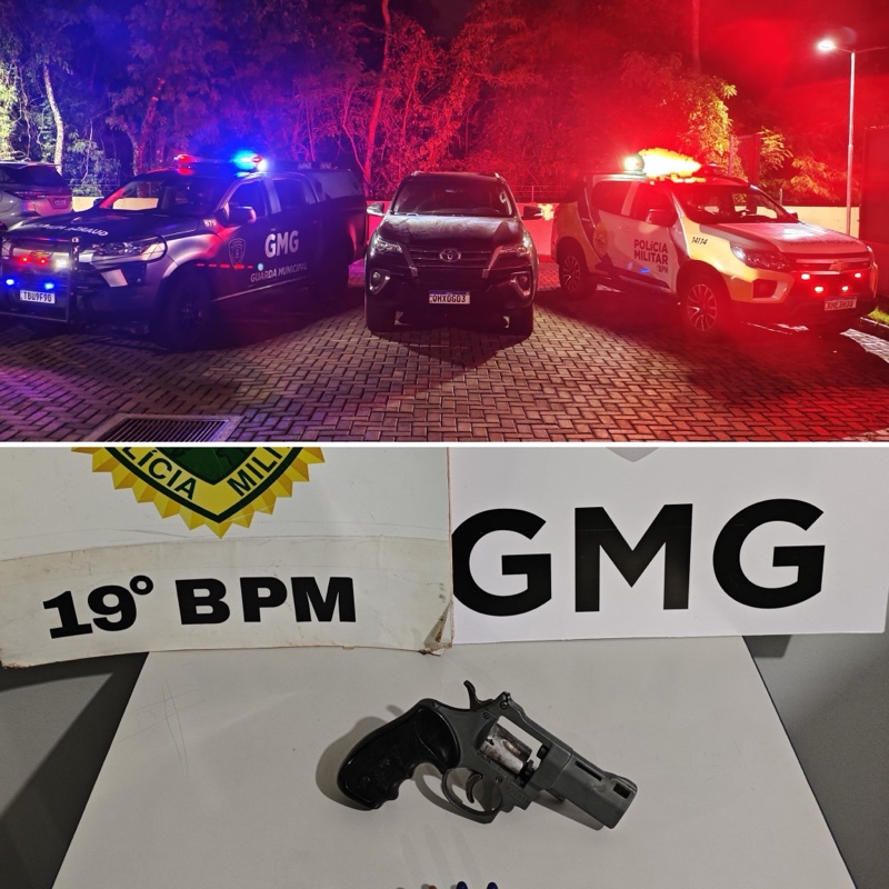 Guaíra – Assalto termina com presos e veículo recuperado