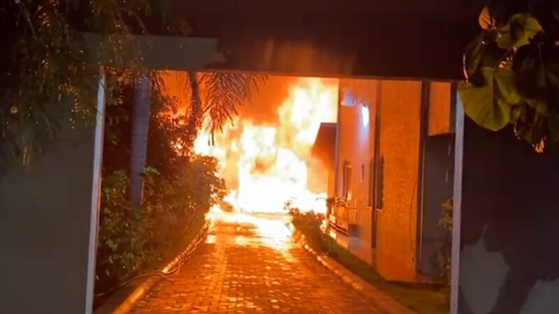 Região – Incêndio destrói edícula da Casa Paroquial em Ouro Verde do Oeste
