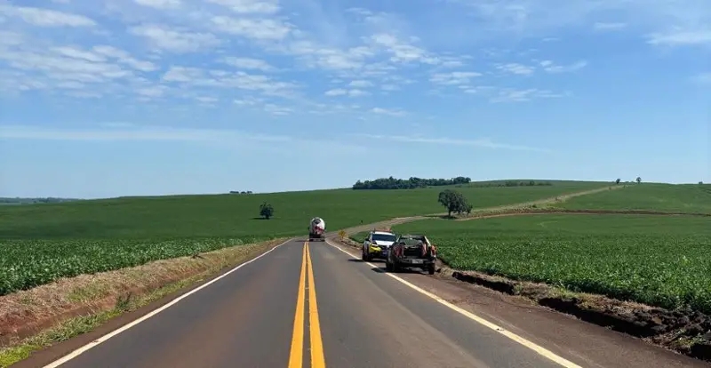 Nova Aurora – Homem e criança ficam gravemente feridos em acidente na PR 486