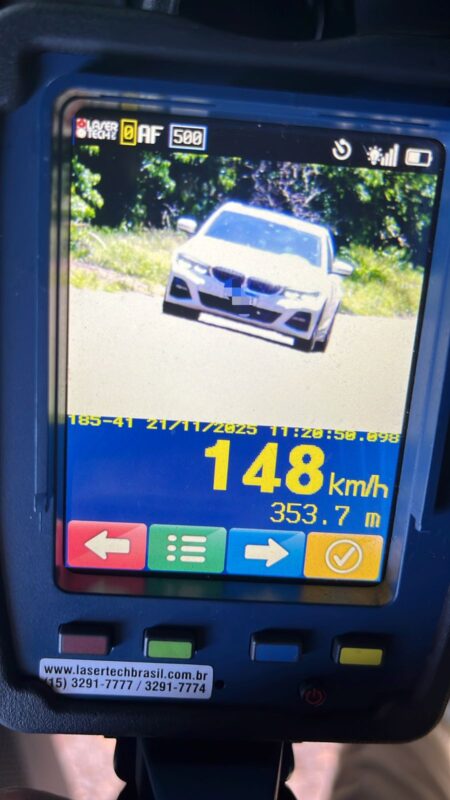 PR 364 – BPRv flagra 238 motoristas acima da velocidade durante Operação Radar