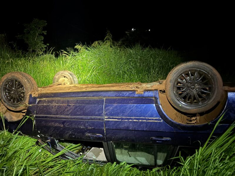 Trânsito – Acidente deixa jovem ferido na PR 471, em Catanduvas