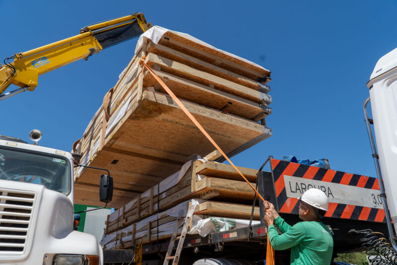 Auxílio – Estado envia casas pré-fabricadas para moradores atingidos por tornado em Rio Bonito do Iguaçu