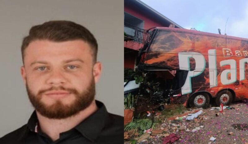 Tragédia – Motorista morto em acidente com ônibus de banda tinha 26 anos e deixa a namorada
