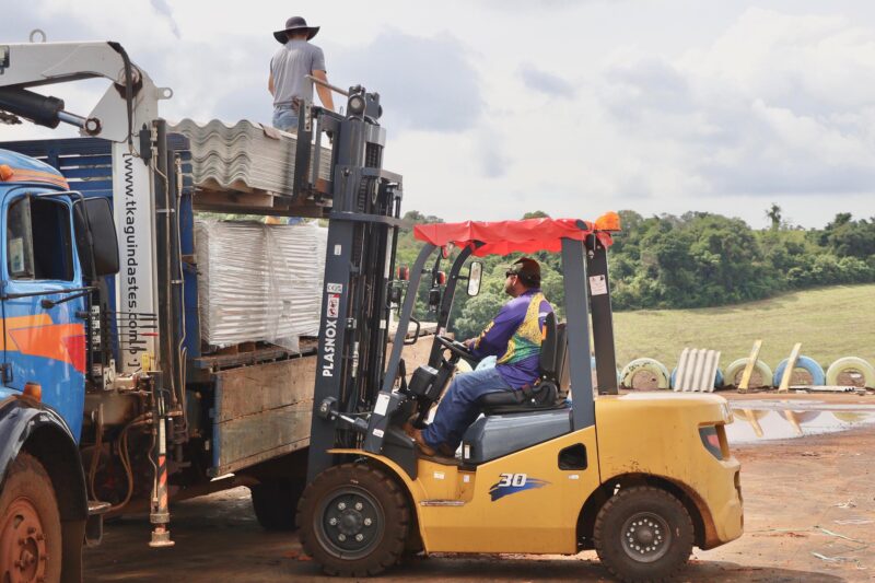 Paraná – Estado reforça pedido por materiais de construção para avançar os trabalhos em Rio Bonito do Iguaçu