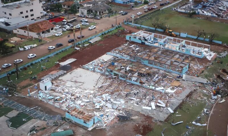 Paraná – Estado confirma sétima morte causada por tornados simultâneos