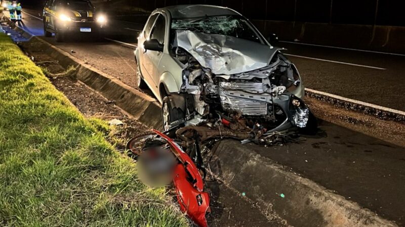 BR 369 – Homem morre em colisão frontal em Corbélia