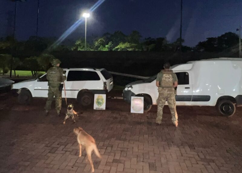 Marechal – Policiais localizam depósito de cigarros contrabandeados e recuperam veículo furtado