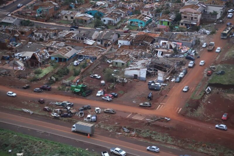 Sul – Vítimas de tornado no PR podem antecipar benefícios do INSS, diz ministério