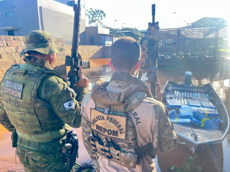 Guaíra – PF e BPFron apreendem mais de meia tonelada de maconha