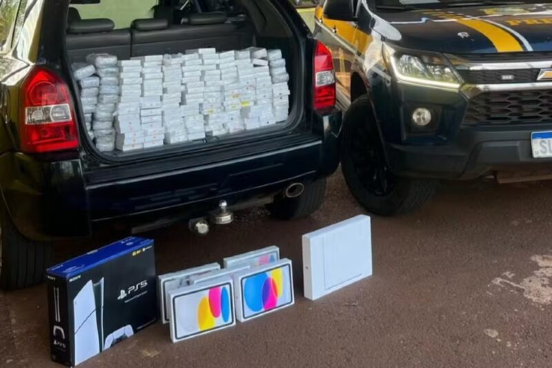 MS – Médico é preso com 289 iPhones e 13 iPads avaliados em R$ 2,2 milhões