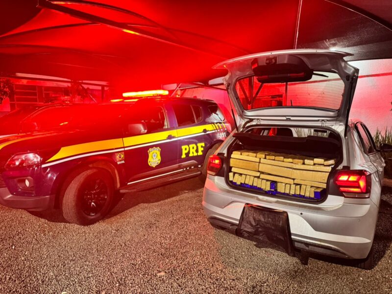 Segurança – PRF apreende mais de 400 quilos de maconha em em São Miguel do Iguaçu