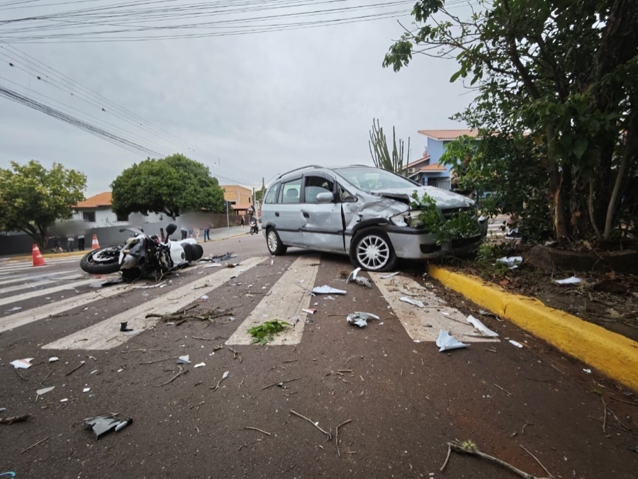 Toledo – Motociclista vítima de acidente morre no hospital