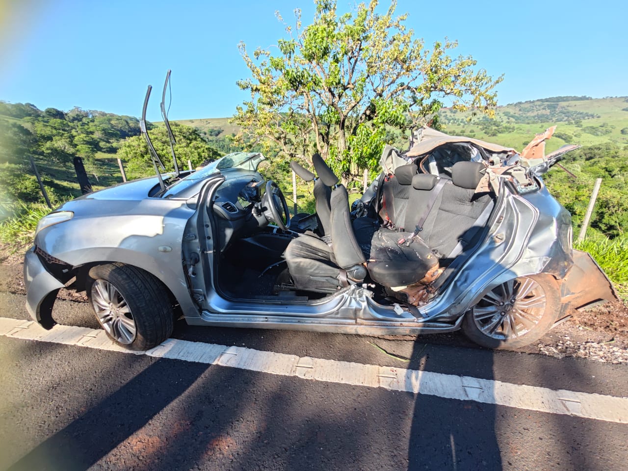 PR 317 – Grave acidente deixa um morto e três feridos em São José das Palmeiras