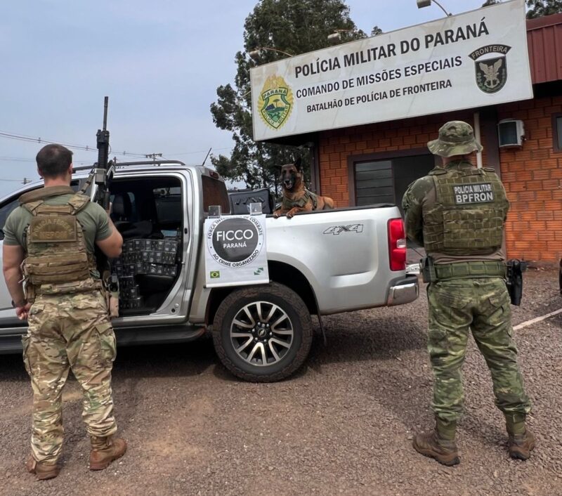 Marechal – BPFron e Polícia Federal apreendem 5 mil pods